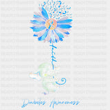 Elephant Daisy - Diabetes DTF Transfers ready2transfer