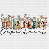 Emergency Department - ER Nurse DTF Transfers ready2transfer Black