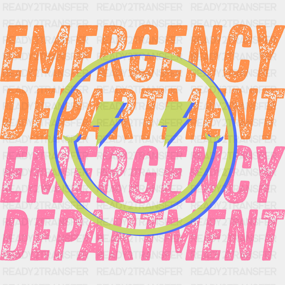 Emergency Department Green Smiley - ER Nurse DTF Transfers ready2transfer