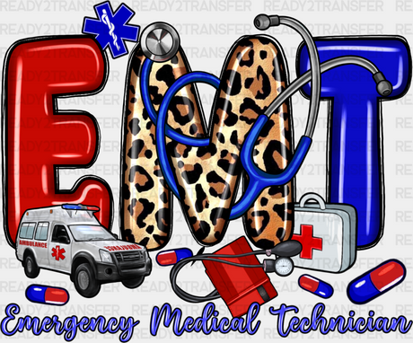 Emt Leopard Design - Dtf Heat Transfer