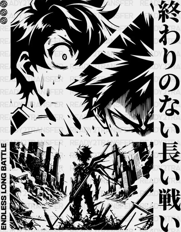 Endless Long Battle - Anime DTF heat transfer