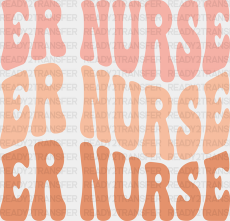 Er Nurse Design - Er Dtf Transfers