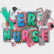 Er Nurse Gloves Pills Design - ER Nurse DTF Transfers ready2transfer