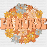 ER Nurse Retro - ER Nurse DTF Transfers ready2transfer