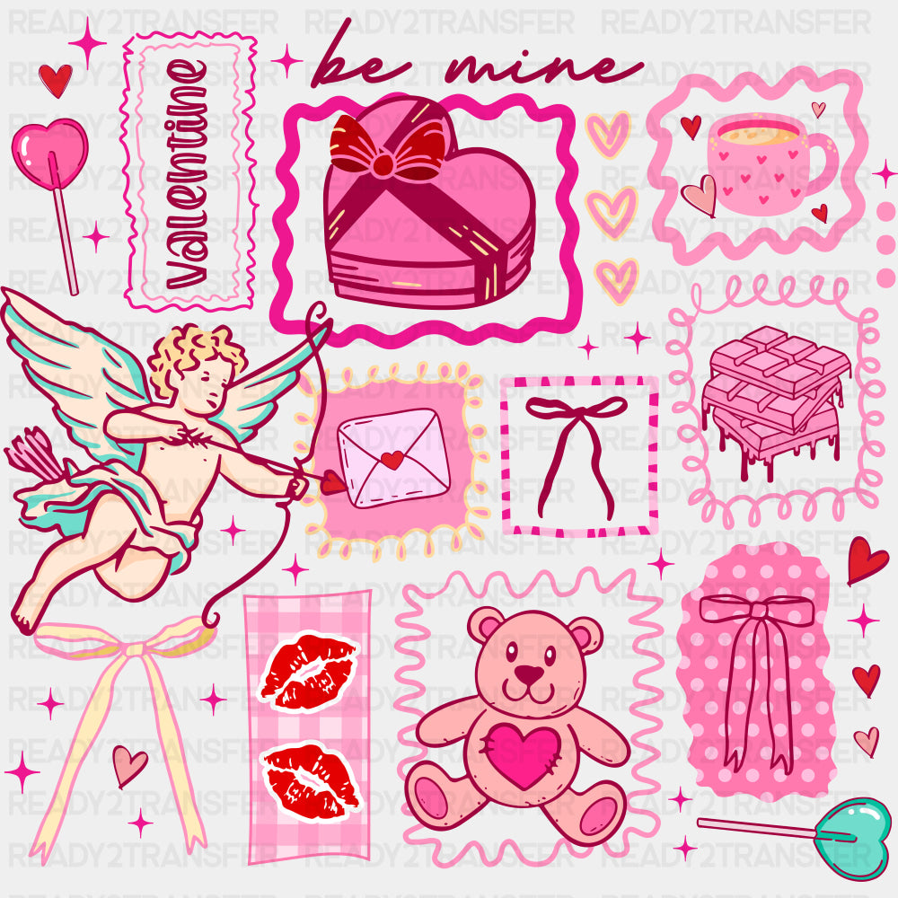 Eros Be Mine Teddy Bear - Valentine's Day DTF Transfers ready2transfer