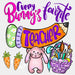 Every Bunny's Favorite Teacher Easter DTF Heat Transfer ready2transfer White