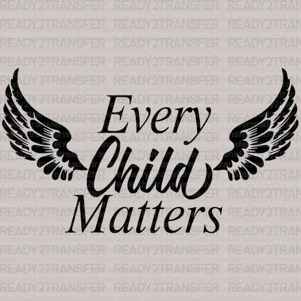Every Child Matters Wings DTF Transfer