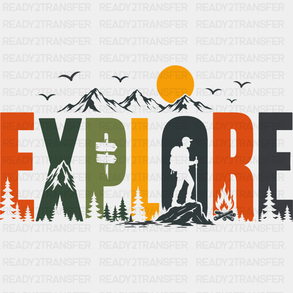 Explore - Hiking DTF Transfers