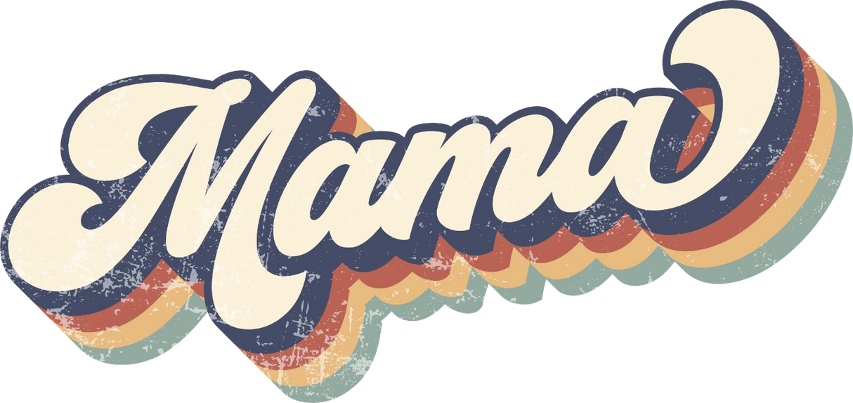 Vintage Mama Mother's Day DTF Heat Transfer, Mama Design, Mom DTF
