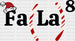 FA LA DTF Transfer ready2transfer Black