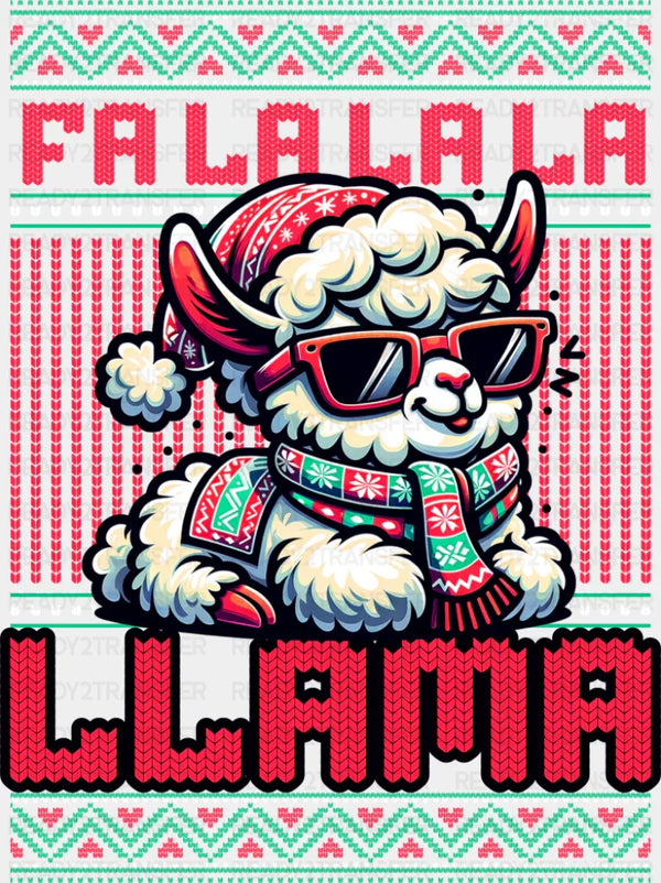 Fa La La La Llama - Christmas DTF Transfer