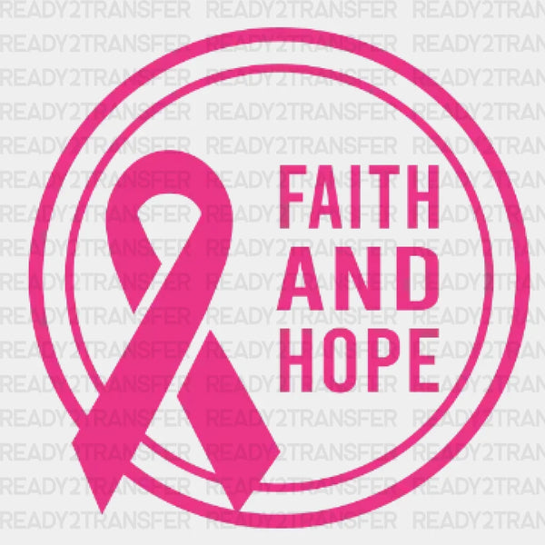 Faith And Hope Awareness DTF Transfer