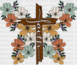 Faith Flowers Design - Christianity Dtf Transfer