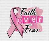 Faith Over Fear Dtf Transfer