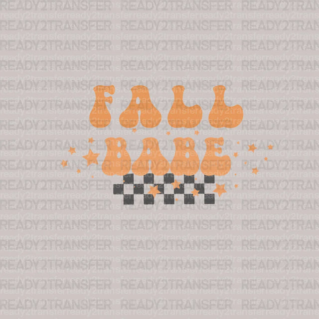 FALL BABE DTF Transfer ready2transfer