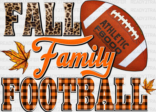 Fall Family Football Design - Fall DTF Transfer