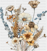 Fall Flowers Fall DTF Transfer