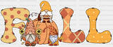 Fall Gnomes Design - Dtf Transfer Adult Unisex S & M (10’’) / Light Color (See Imaging)