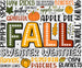 Fall Sweater Weather Design Fall Season DTF Transfer ready2transfer Black
