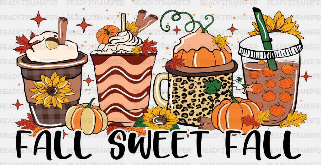 Fall Sweet - Cup Wrap Uv Sticker Permanent Dtf Decal