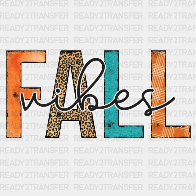 Fall Vibes Season Dtf Transfer
