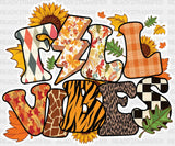 Fall Vibes Sunflower Design - Dtf Transfer Adult Unisex S & M (10’’) / Light Color (See Imaging)