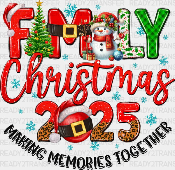 Family Christmas 2025 - Christmas DTF Transfer