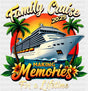 Family Cruise 2025 Making Memories Sunset Trees - Vacation DTF Transfer