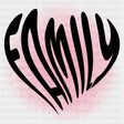 Family Distorted Design - Family DTF Transfers ready2transfer Dark Color Design (See Imaging)