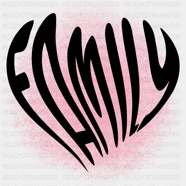 Family Distorted Design - Family DTF Transfers