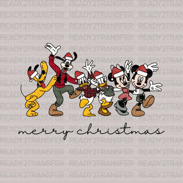 Family Merry Christmas DTF Transfer