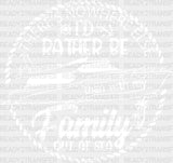 Family Out At Sea Black And White - Cruise Dtf Heat Transfer Adult Unisex S & M (10’’) / Light