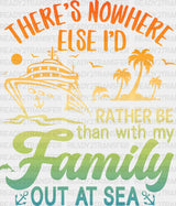 Family Out At Sea - Cruise Dtf Heat Transfer