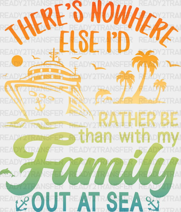 Family Out At Sea - Family Cruise DTF heat transfer