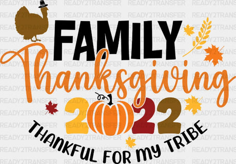 Family Thanksgiving Dtf Transfer