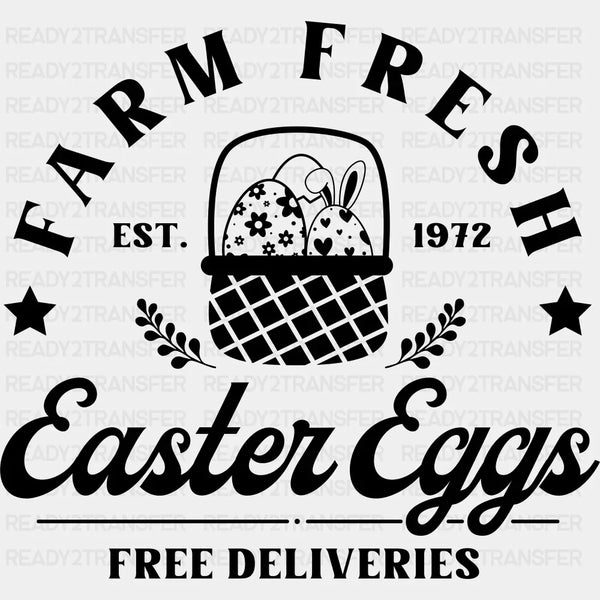 Farm Fresh EST. 1972 Easter Eggs - Easter DTF Transfer
