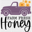 Farm Fresh Honey Truck - Spring DTF Transfer Adult Unisex - S & M (10’’) / Dark Color Design (See Imaging)