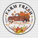 Farm Fresh Pumpkin DTF Transfer ready2transfer Black