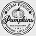 FARM FRESH Pumpkins DTF Transfer ready2transfer Black