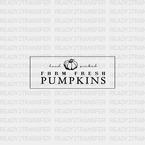 Farm Fresh Pumpkins DTF Transfer