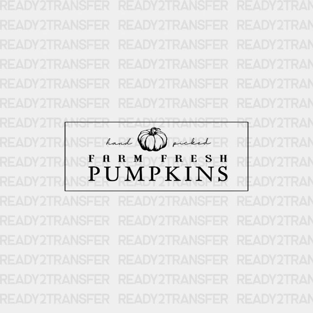 Farm Fresh Pumpkins DTF Transfer ready2transfer
