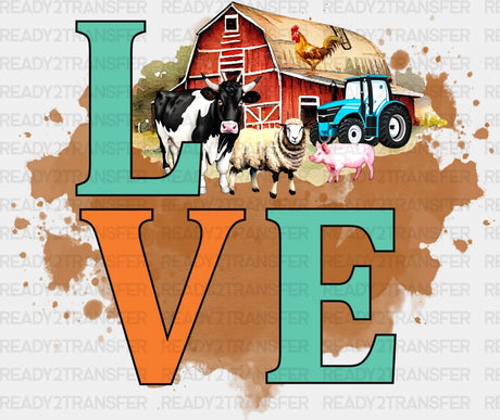 Farm Love Dtf Transfer
