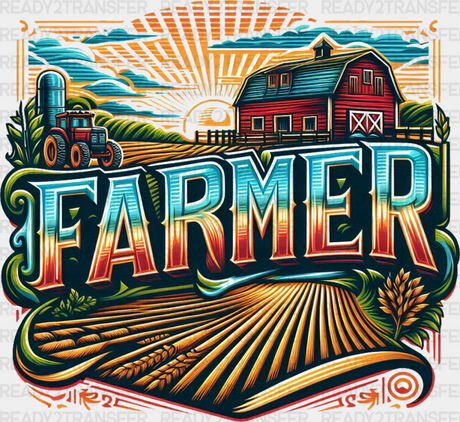 Farmer Vintage Design - Dtf Transfer