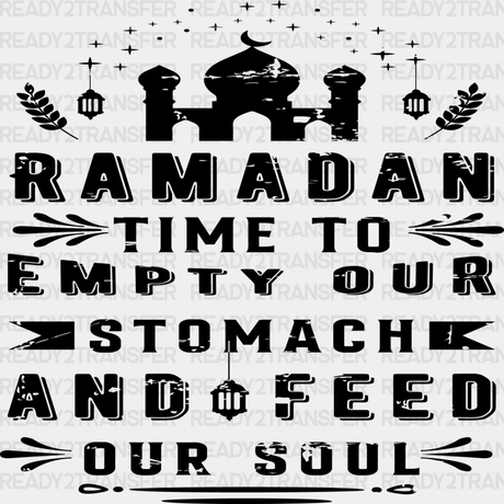 Feed Our Soul - Muslim Dtf Transfer Adult Unisex S & M (10’’) / Dark Color Design (See Imaging)