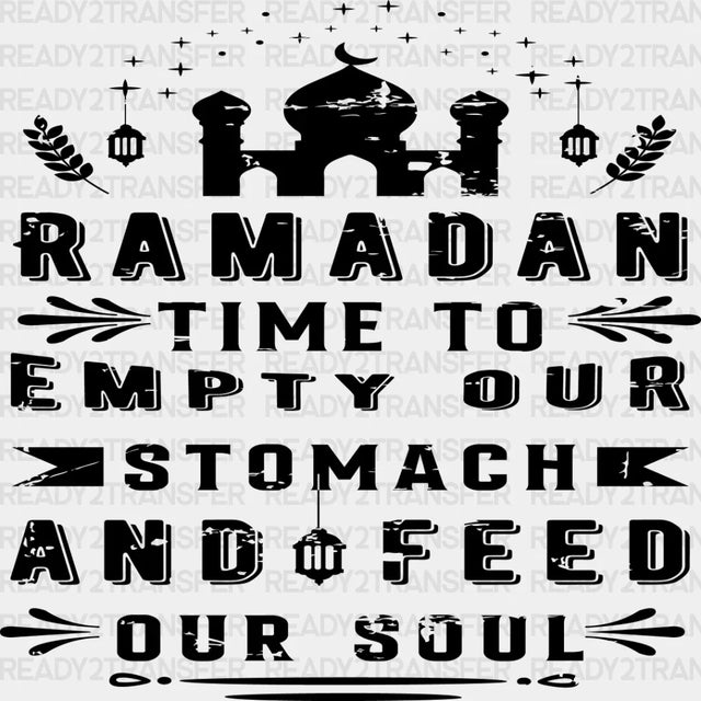 Feed Our Soul - Muslim Dtf Transfer Adult Unisex S & M (10’’) / Dark Color Design (See Imaging)
