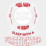 Feel Safe At Night - Fire Department DTF Transfers ready2transfer Light Color Design (See Imaging)