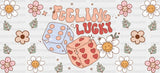Feeling Lucky Dice - Valentine’s Day Cup Wrap Uv Sticker Permanent Dtf Decal
