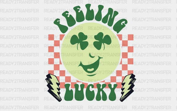 FEELING LUCKY SMILEY DTF Transfer
