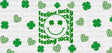 Feeling Lucky Smiley - St Patrick Cup Wrap Uv Sticker Permanent Dtf Decal