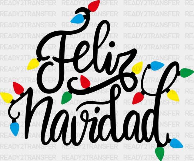 Feliz Navidad - Christmas Dtf Transfer